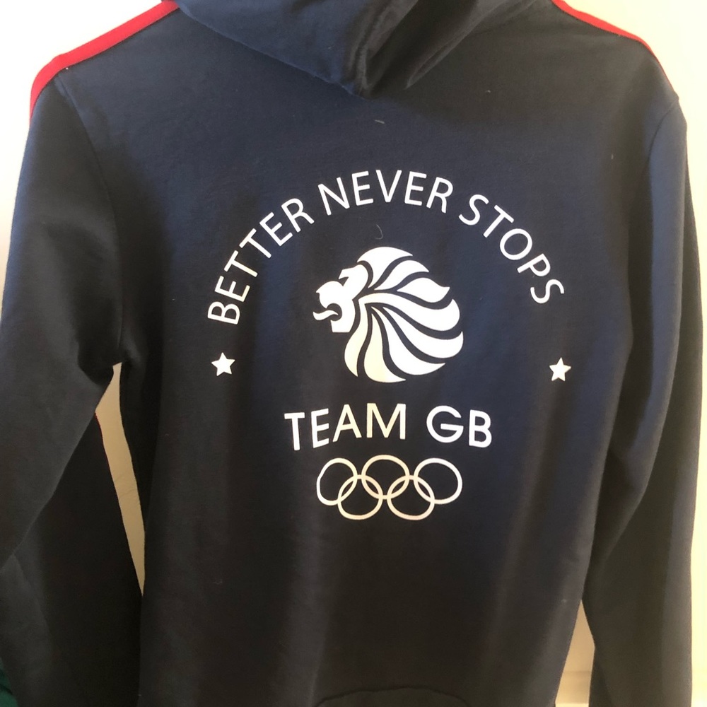 Team Great Britain Olympic Team Zip Up Sweatshirt